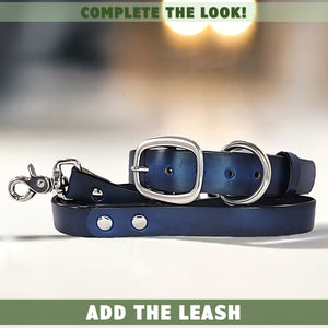 Leather Dog Collar | Full Grain Spanish Leather | Made in the USA