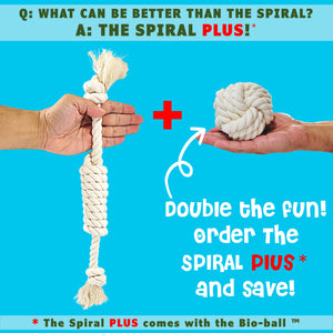 Dog Rope Toy | The Spiral | Made in The USA with 100% US Cotton