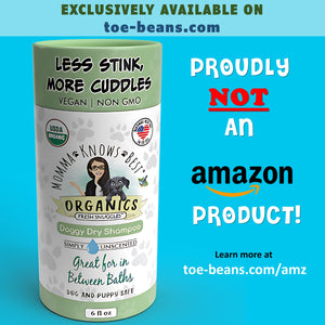 Dry pet shampoo for dogs organic