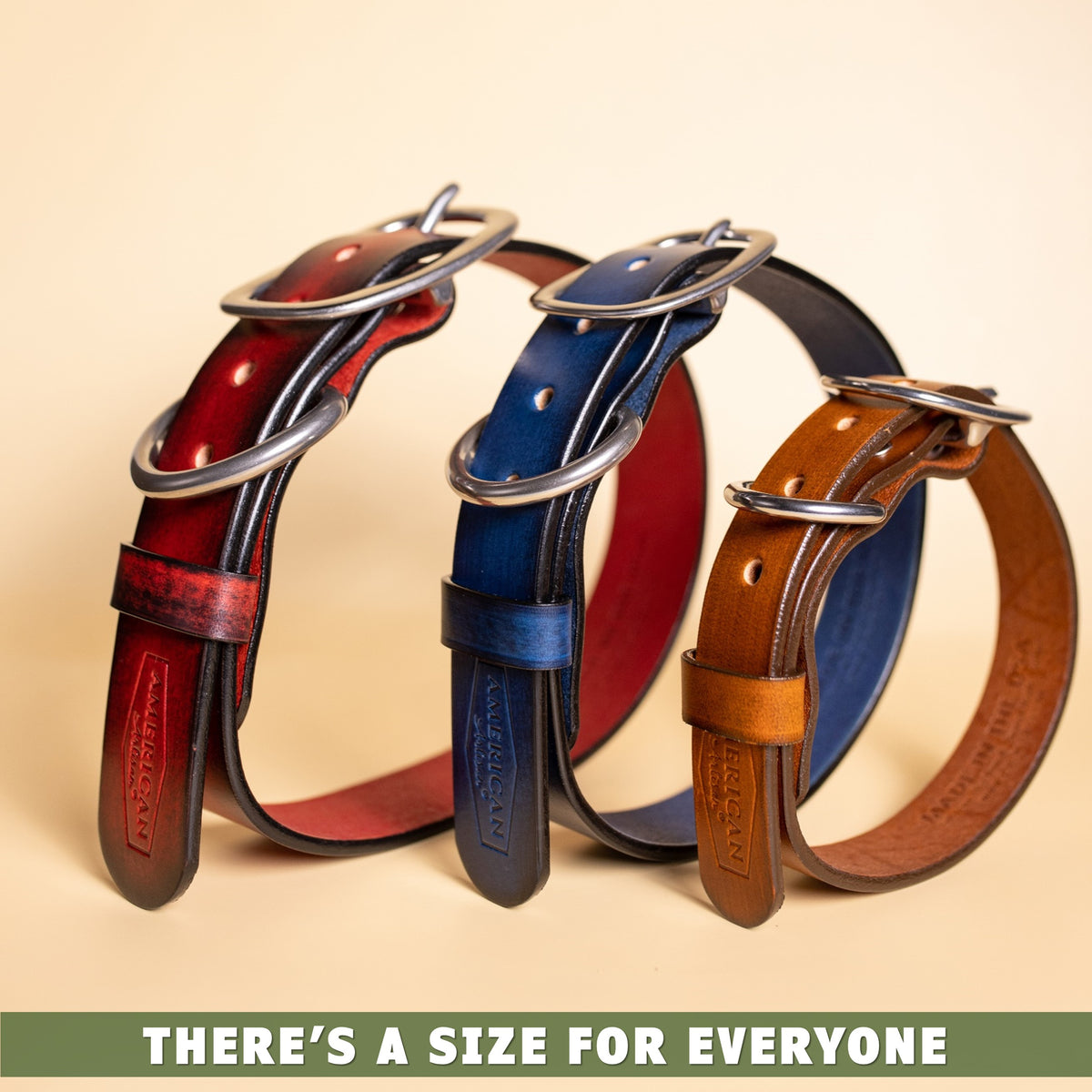 Leather dog collar and accessories by toe beans and American Artisan