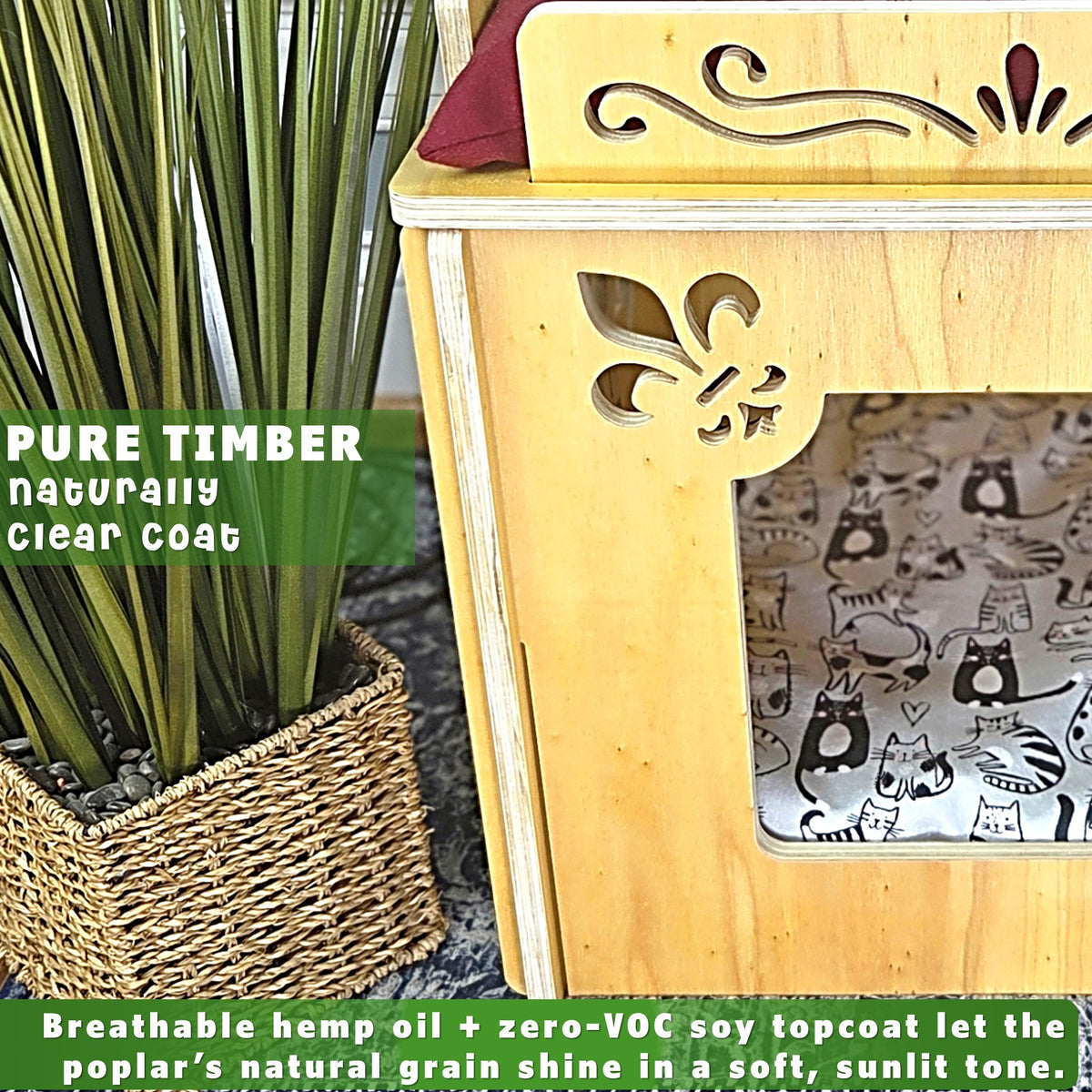 cat condos regents retreat pure timber closeup