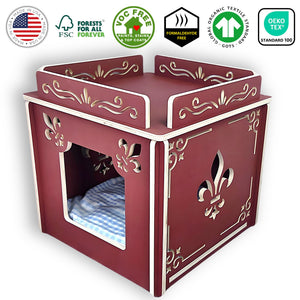 cat condos us-made regent rustic barn