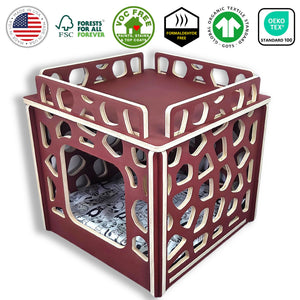 cat condos us made savanna rustic barn
